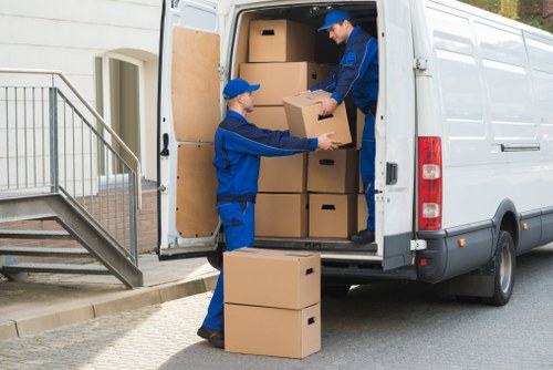 Residential removals van service for apartment moving