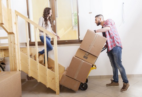 Domestic removals planning with van transport